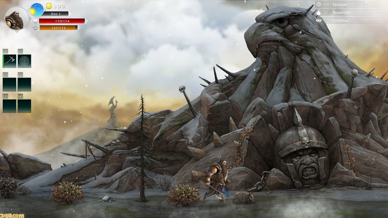 Switch、PS4游戏《死人国》上市。以北欧神话为基础的生存冒险