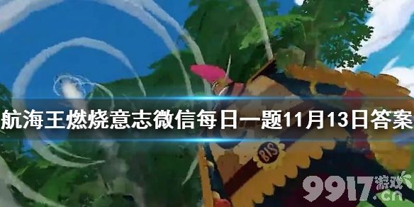 基德哪个技能可以眩晕敌人 航海王燃烧意志微信每日一题11月13日答案_9917手游