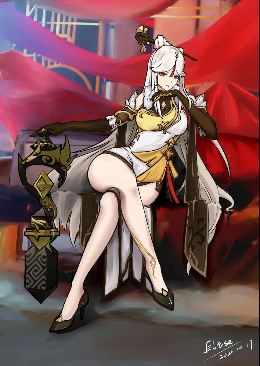 原神凝光手机壁纸头像推荐