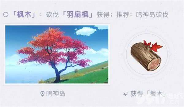 原神枫木怎么领取 枫木领取详细介绍