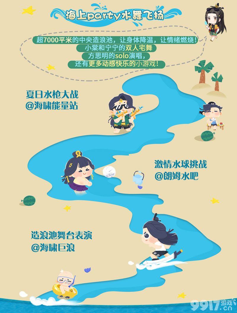 一梦江湖跨界联动杭州融创水世界 打造江湖水上派对尽展江湖绮梦幻影！