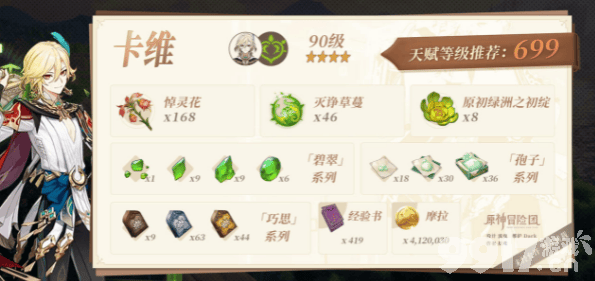 《原神》卡维突破材料有哪些 卡维突破材料收集路线