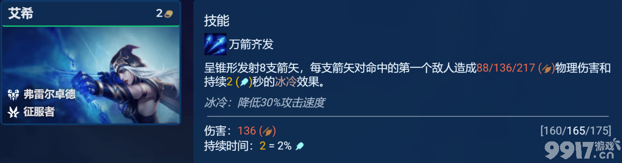 金铲铲之战s9.5希尔科技能如何 希尔科英雄技能及属性一览  第9张