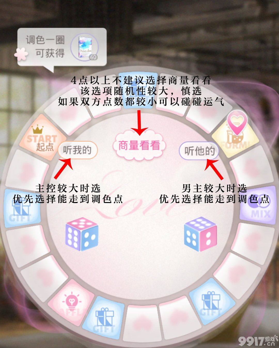 《光与夜之恋》秾彩绘意掷骰子如何去玩 秾彩绘意掷骰子活动玩法解析  第2张
