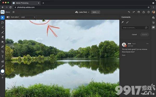 改稿更方便了！Adobe推出网页版Photoshop 无需安装也可以直接修图！