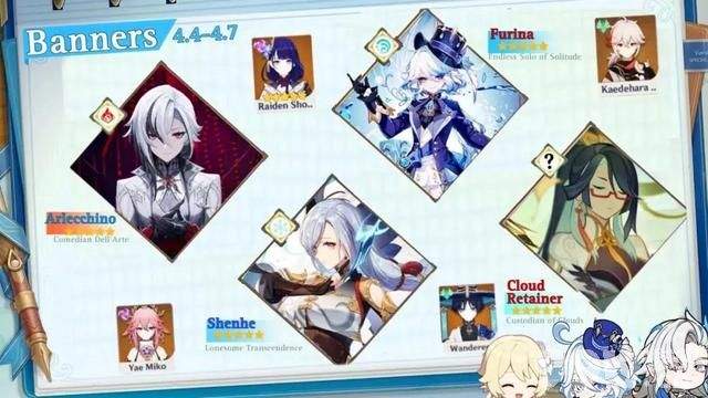 《原神》万叶有女CP？4.3卡池实捶宵宫雷神复刻，后续卡池曝光
