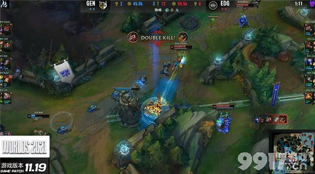 EDG 鏖战五局击败 GEN 晋级 S11 总决赛 957：还是不够DK打