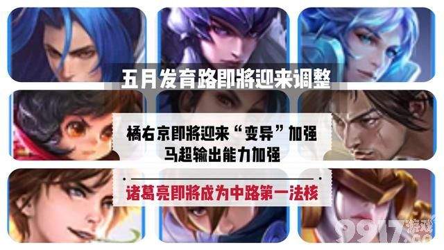 橘右京或将迎来变异加强！《王者荣耀》多位英雄调整曝光