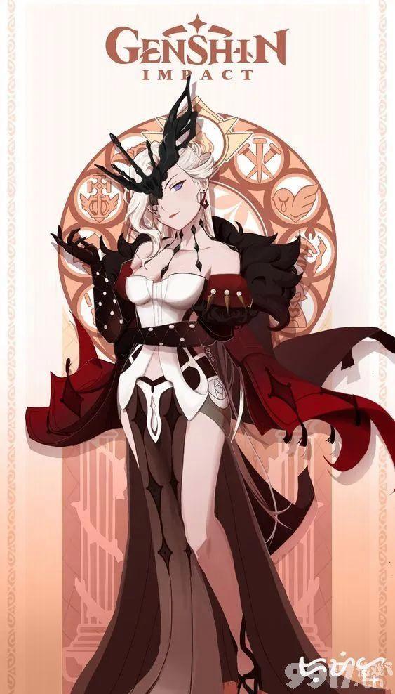 《原神》女士又一立绘形象曝光？实机建模着装性感，有两种属性！