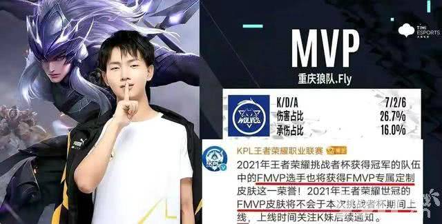 马超FMVP免费皮肤上架!蓝色特效太好看!免费皮肤获取难度降低