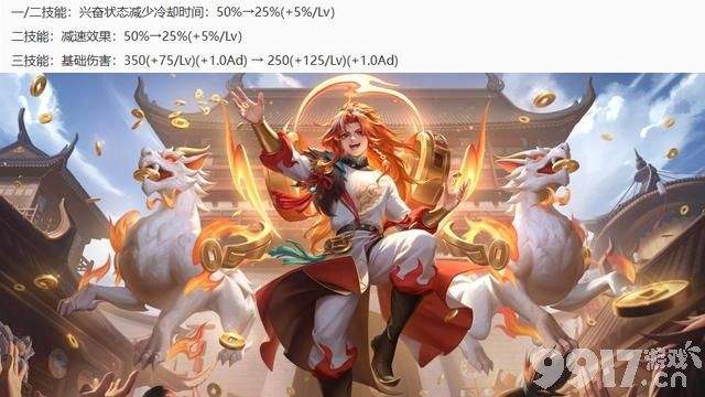 《王者荣耀》体验服昨日更新：元流之子再度加强，三射手惨遭削弱